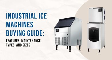Resource image for Industrial Ice Machines Buying Guide: Features, Maintenance, Types, and Sizes