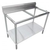 Poly Top Tables with Backsplash