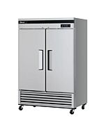 Turbo Air TSR-49SD-N6 Super Deluxe 54" Bottom Mounted Solid Door Reach-In Refrigerator with LED Lighting