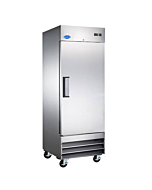 Zanduco 29" Single Door Stainless Steel Reach-In Freezer with 650L Capacity - 110V, 1/2 HP