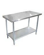 Zanduco Stainless Steel Worktable 30" X 36" with undershelf - Standard