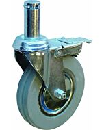 Zanduco 5"   Wire Shelf Caster With Brakes