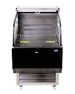 Zanduco 26" Open Refrigerated Floor Self-Serve Display Case with 6.6 cu.ft. Capacity