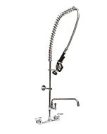 BK Resources VSMPR-WB-AF12-G Workforce 8” Splash Mount Pre-Rinse with 12” Add-A-Faucet