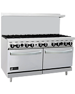 EFI RCTRS-10B-N 60″ Liquid Propane Gas Range With 10 Open Burner - 284,000 BTU