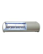 Omcan Scratch and Dent Sushi Refrigerated Showcase Sushi 42 L/1.5 Cu Ft - 110V/60/1