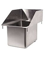 Zanduco Drop In Sink 1-Tub 10" X 14" X 10" Top