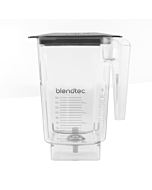 Blendtec 40-630-62 Clear WildSide+ Jar with Black Hard Lid