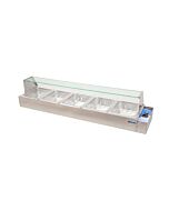 Omcan 1.8-kW Bain Marie with 5 Half-size Pans