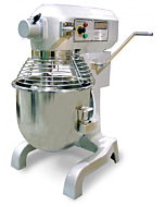 Zanduco 20 Qt. Floor Model Planetary Mixer with Guard and Timer - 110V, 1200W