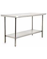 Zanduco Stainless Steel Worktable 30" X 60" with undershelf - Standard