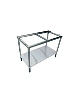 Zanduco  24" X 48" Solid Poly Top Table  with Undershelf
