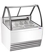 Omcan 41.3" Gelato Display Showcase - White