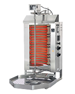 Potis E2-S Electric Doner Kebab Machine / Vertical Broiler with 2 Burners - 66 lb. Capacity