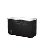True TBB-2-HC 59" Two Solid Swing Door Back Bar Cooler
