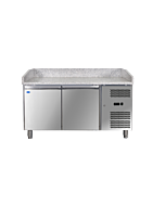 Zanduco 59" Granite Top Refrigerated Pizza Prep Table - 110V