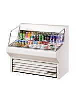 True THAC-48-LD Horizontal Air Curtain Refrigerated Merchandiser with LED Lighting- 12 cu.ft.