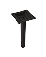 Omcan 3″ Diameter Black Column with Square Top Spider for Standard Height Table