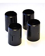 Zanduco Black ABS Sleeve For Chrome and Epoxy Shelf - 4/pack