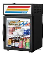 True GDM-05PT-HC~TSL01 Pass-Through Countertop Display Refrigerator with Swing Door 