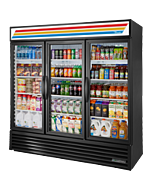 True GDM-72-HC~TSL01 Glass Swing Door Refrigeration Merchandiser