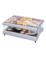 Hatco GR3SDH-39 Glo-Ray 39" Self Service Glass Merchandising Display Warmer- 2 Shelves