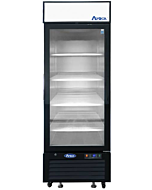 Atosa MCF8722GR 27" Bottom Mount Single Glass Door Reach In Merchandiser Refrigerator