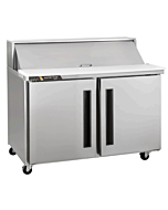 Centerline CLPT-4812-SD-LR 48" 12 Pan Prep Table Salad/Sandwich Unit Refrigerator