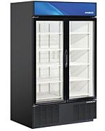 HABCO SF46HCBXM 47.5" Two Glass Swing Door Merchandiser Freezer - 115V, 1HP