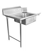 Zanduco 36"   Left Side Soiled Dish Table with Sink
