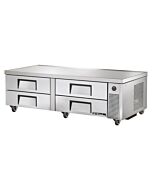 True TRCB-72 72" Four Drawer Refrigerated Chef Base