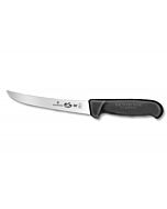 Victorinox 40610 6" Curved Stiff Blade Boning Knife with Black Fibrox Handle