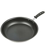 Vollrath Tribute® 12" 3-Ply Fry Pan with Natural Finish and TriVent® Silicone Handle