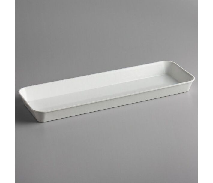 Cambro 8262MT148 Rectangular Market Pan 8" x 26" x 2" - White - USA