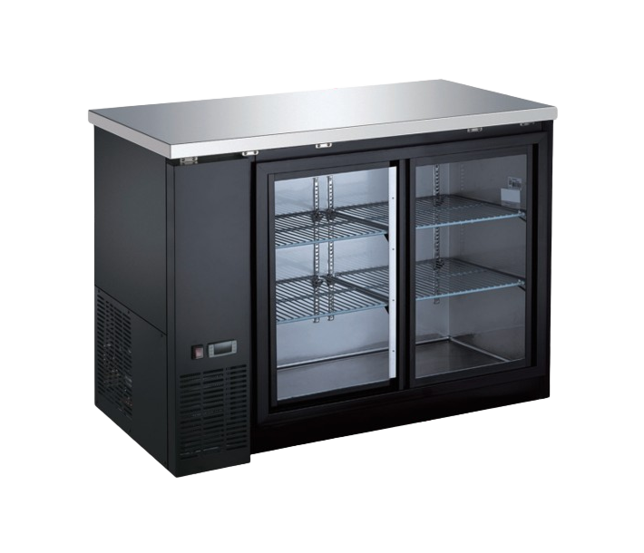 EFI CBBGDS2-48CC 48.8" Back Bar Sliding Glass Door Refrigerator - USA