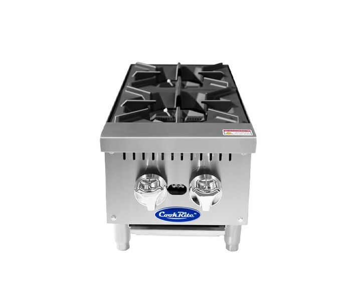 Atosa ACHP-2 HD 12'' (2) Burner Hotplate with convection kit Natural Gas or Liquid Propane - 64,000 BTU - CA