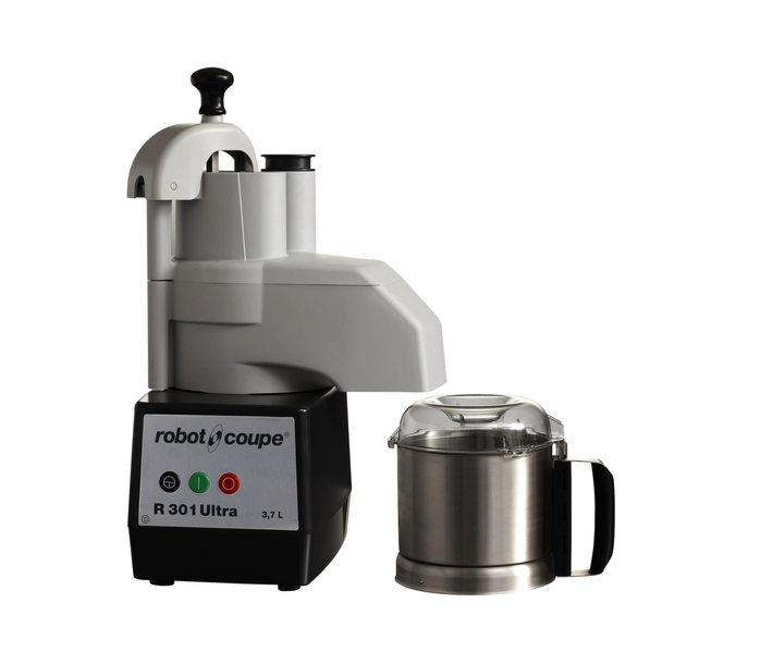 Robot Coupe R301 ULTRA Continuous Feed Vegetable Food Processor with 3.5 Qt. Stainless Steel Bowl - 120V, 1.5HP - USA