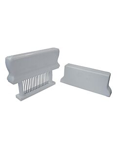 Omcan Stainless Steel Manual Meat Tenderizer with 16 & 48 Needles