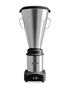 Omcan 10L Countertop Stainless Steel Blender, Removable Cutting Unit - 0.5HP, 373W