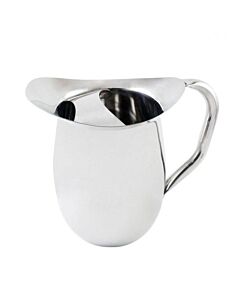 Omcan Stainless Steel Bell Pitcher with Ice Guard - USA