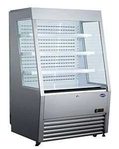 Zanduco 36" Open Refrigerated Floor Self-Serve Display Case with 13.77 cu.ft. Capacity