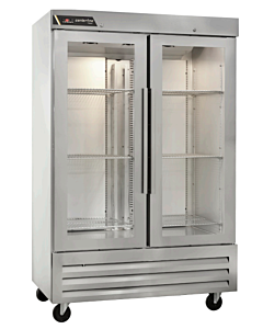 Centerline CLBM-49R-FG-LR 54" Glass Swing Door Refrigerator Merchandiser - USA