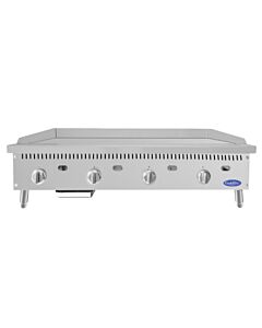 Atosa ATTG-48 HD 48" Thermo-Griddle with 1" Griddle Pallet Natural Gas or Liquid Propane - 100,000 BTU