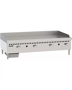 Vulcan VCRG48-M 48" Manual Gas Griddle Natural Gas - 100,000 BTU