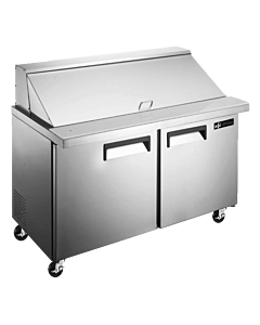 EFI CMDR2-48VCX 48" X-Line Two Door Mega-Top Refrigerated Prep Table