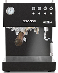Ascaso DU.108 Duo PID PF Black/Wood Espresso Machine-120V, 15AMP