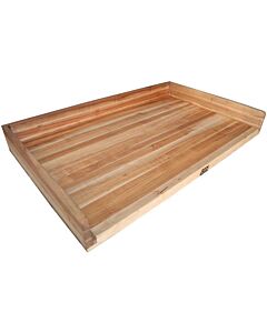 BK Resources MBT-9630 96" x 30" x 1-3/4" Hard Maple Bakers Top Table Replacement Top with Oil Finish