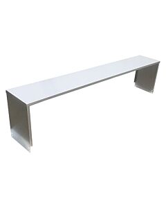 Omcan Sneeze Guard 58 X 15 X 12 Inches Deep For Four Pans Steam Table 430Ss 18Ga