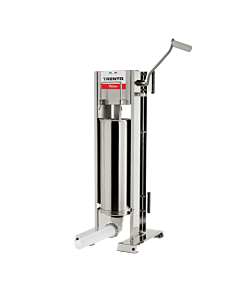 Trento Sausage Stuffer Manual 18 Lbs/8 Kg 2 Speed Vertical And Horizontal Gear Driven Stainless Steel