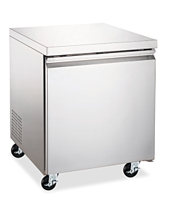 Zanduco 27" Undercounter Stainless Steel Refrigerator 6.3 cu ft